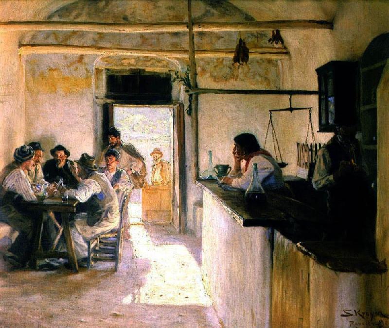 Peter Severin Kroyer Osteria Ravello Italy